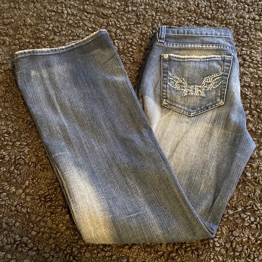 Distressed Rockin Republic vintage jeans